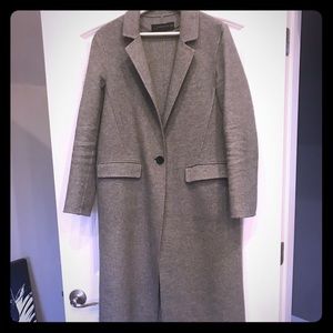 Zara Grey Coat - size M
